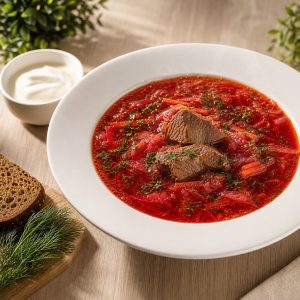 Борщ с говядиной